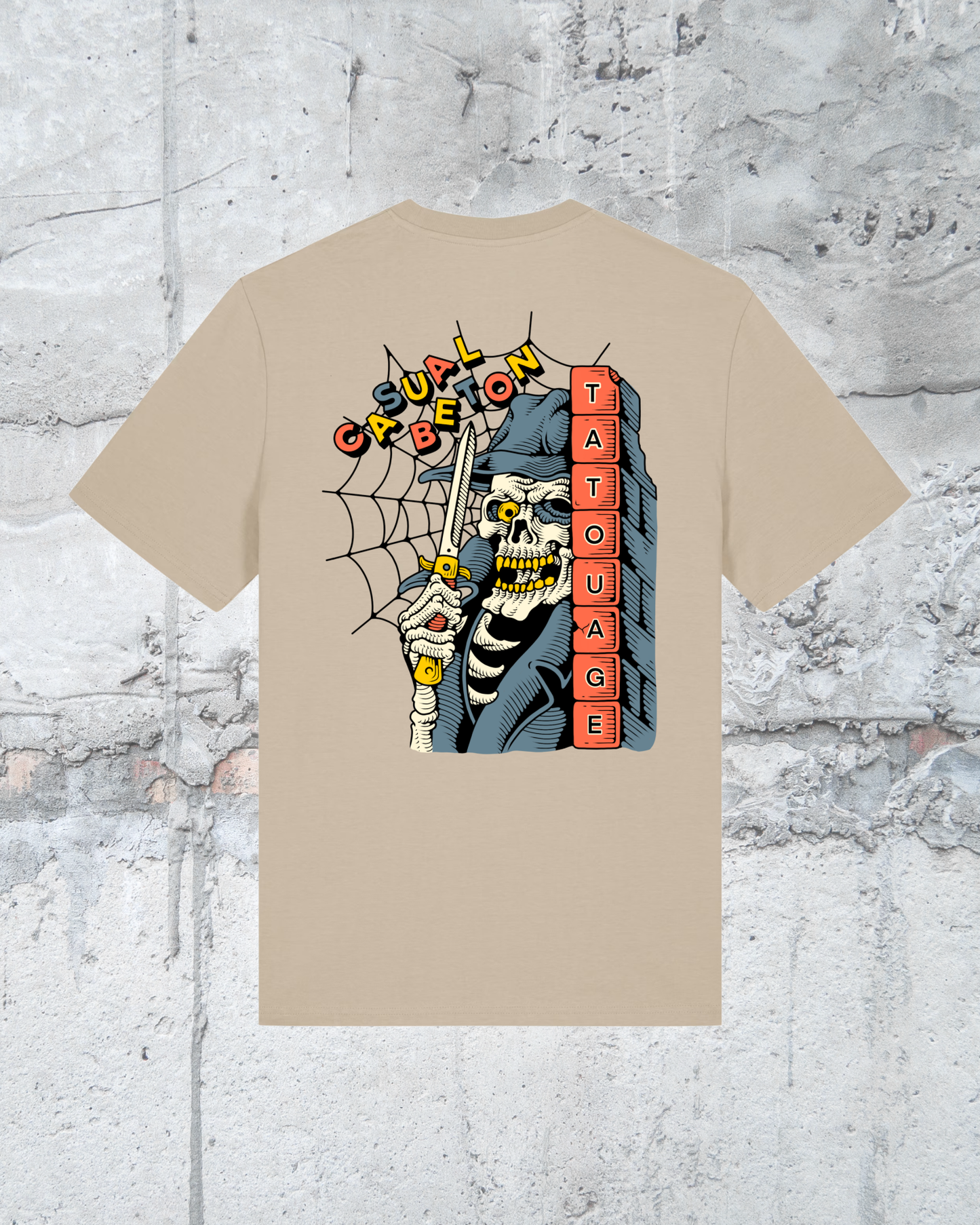 Édition 001 — Web of the Dead Bones — Sable [T-Shirt]
